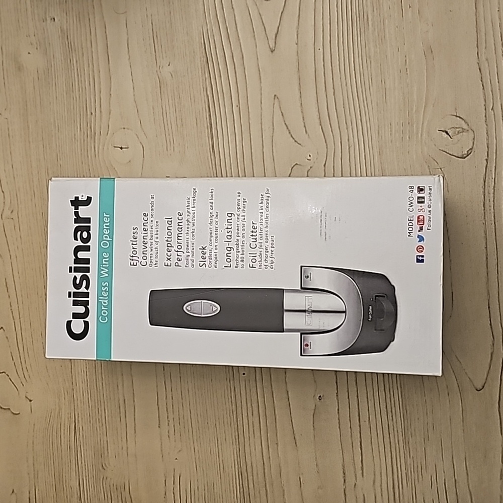 Cuisinart cordless wine opener